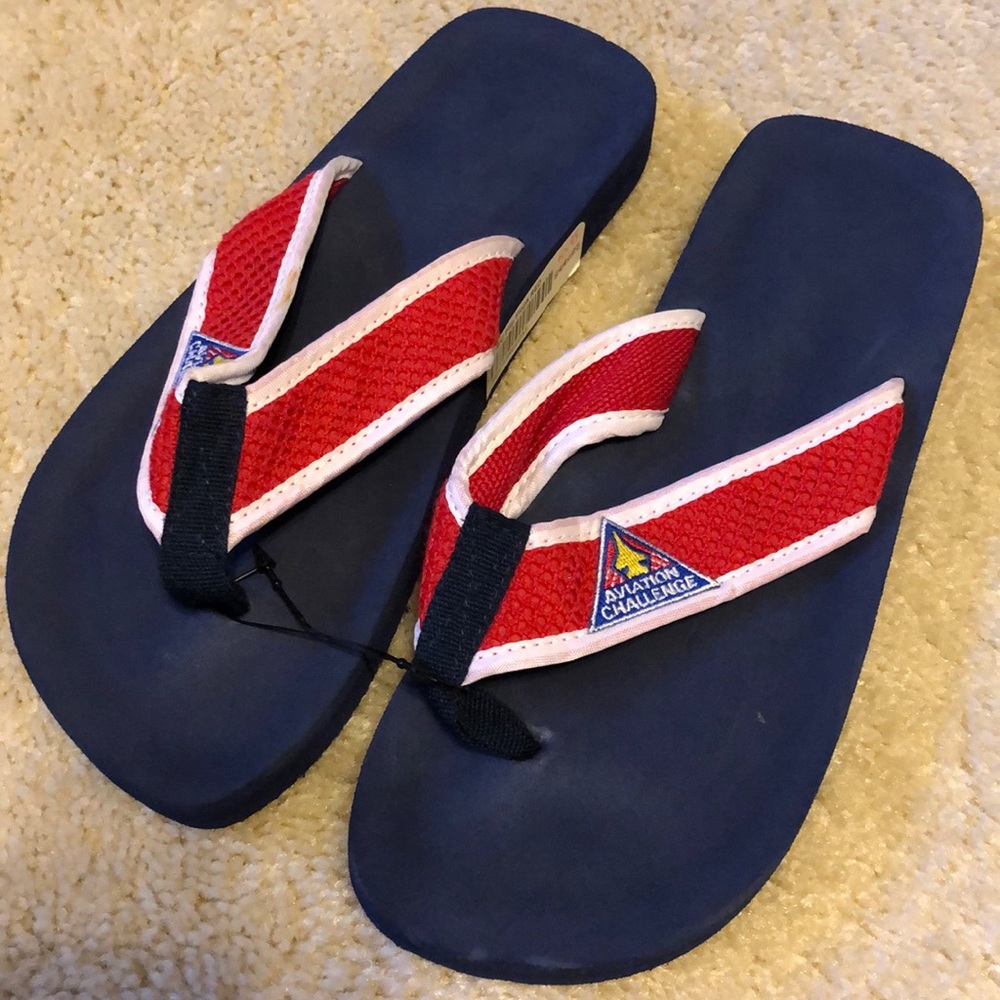 Aviation Challenge flip flops
